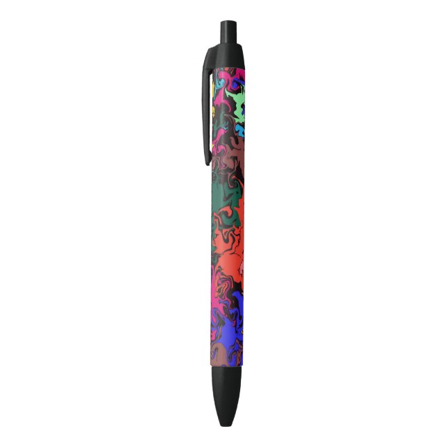 Abstract Colorful Twirls /  Pen (Top (Vertical))