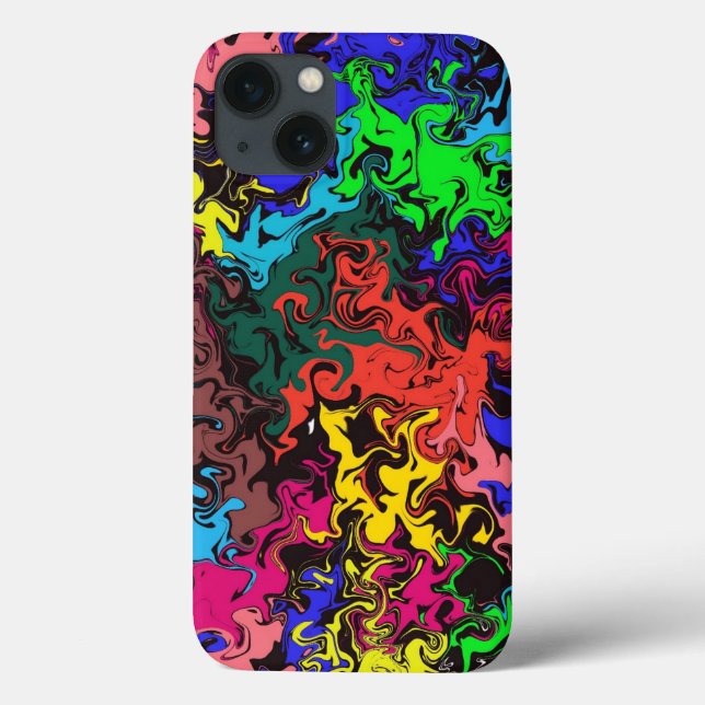 Abstract Colorful Twirly /  Case-Mate iPhone Case (Back)