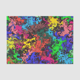 Abstract Colorful Twirly /  Tissue Paper