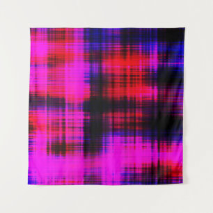 Abstract colorful vintage pattern tapestry