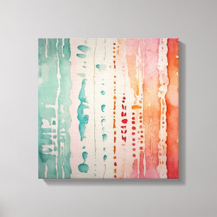 Abstract Colorful Watercolor wall art