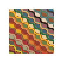 Abstract Colorful wavy Stripes