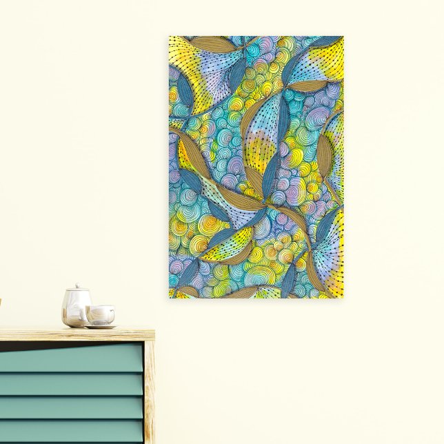 Abstract Colorful Whimsical Organic Acrylic Print (Creator Uploaded)