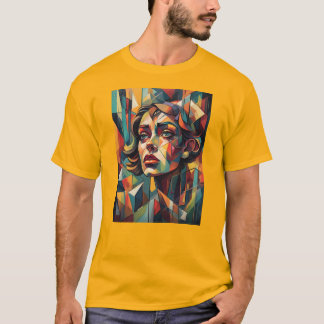 Abstract colorful woman face T-Shirt