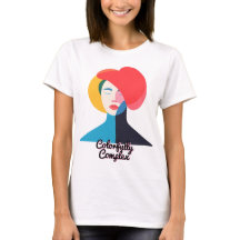 Abstract Colorful Woman Portrait