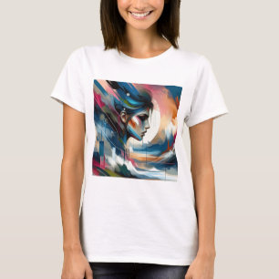 Abstract colorful woman's face T-Shirt