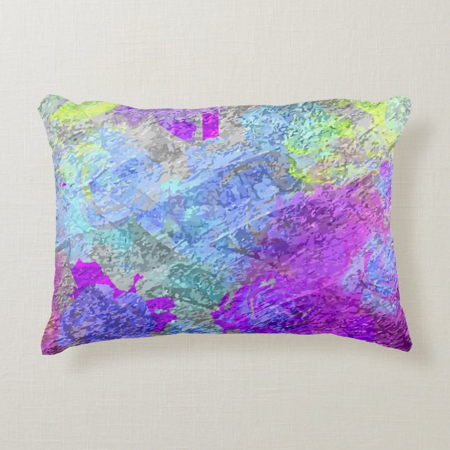 Abstract Colors 2 Accent Pillow (Front)