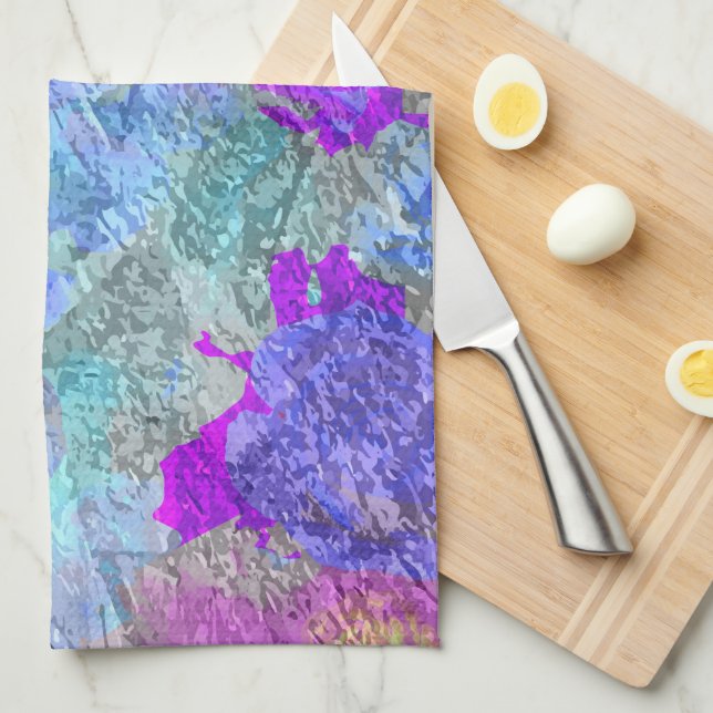 Abstract Colors 2 Kitchen Towel (Quarter Fold)