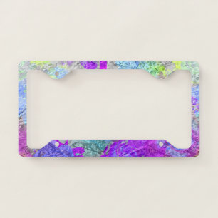 Abstract Colors 2 License Plate Frame