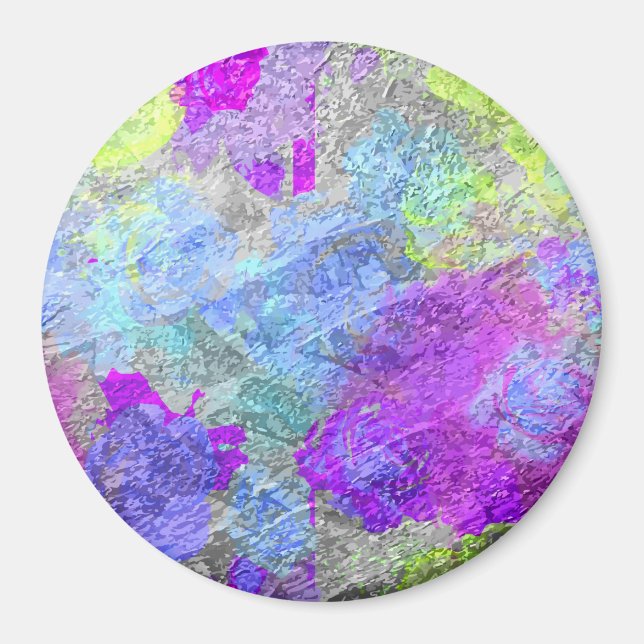 Abstract Colors 2 Magnet (Front)