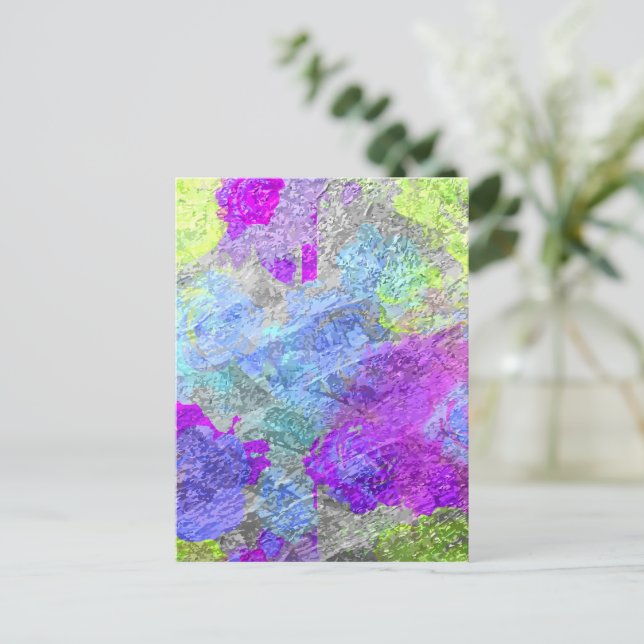 Abstract Colors 2 Postcard (Standing Front)