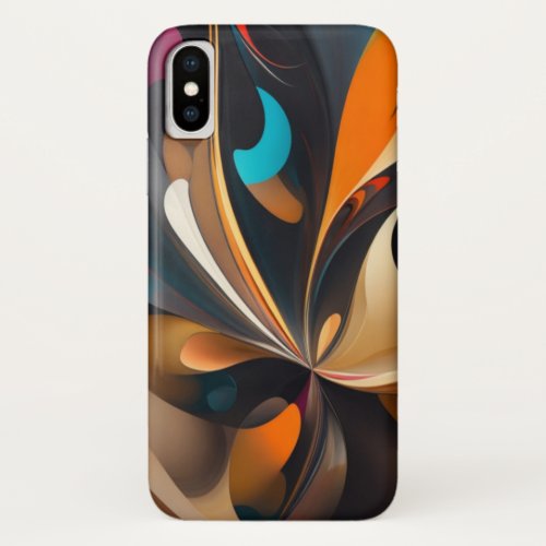 Abstract Colors iPhone X Case