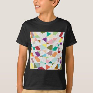 Abstract Colors Damask T-Shirt