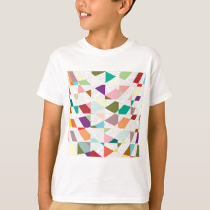 Abstract Colors Damask T-Shirt