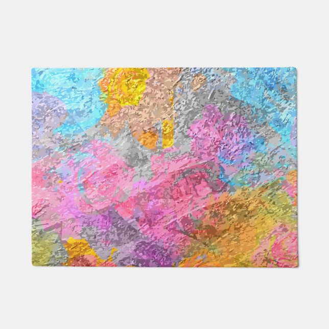 Abstract Colors Doormat (Front)