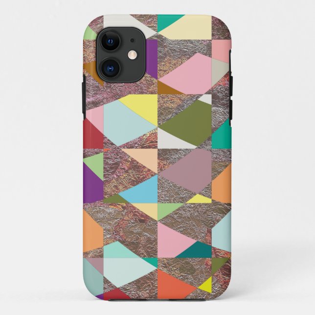 Abstract Colors Glitter Case-Mate iPhone Case (Back)