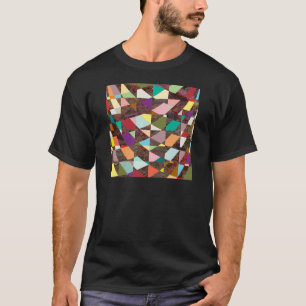 Abstract Colors Glitter T-Shirt