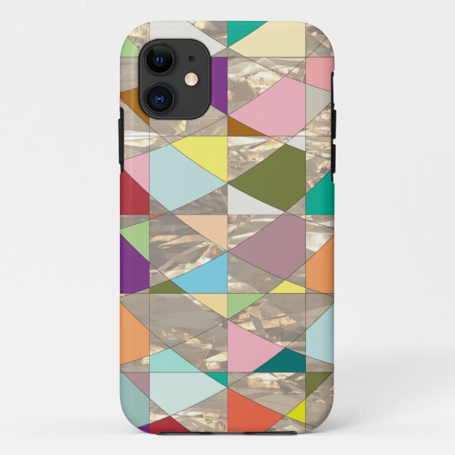 Abstract Colors Gold Case-Mate iPhone Case (Back)