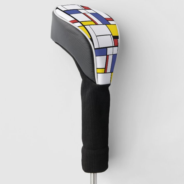 Abstract Colors  Golf Head Cover (Angled)