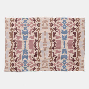 Abstract colors mug kitchen towel