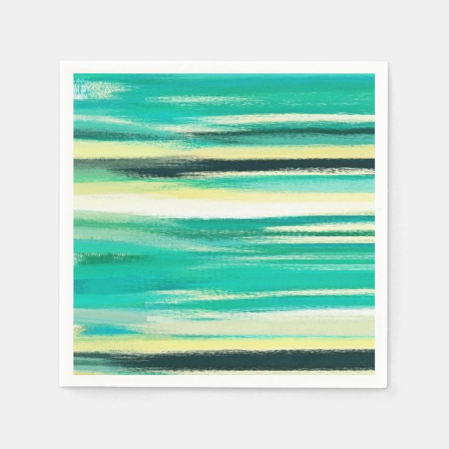 Abstract Colors Painting Napkins (Front)