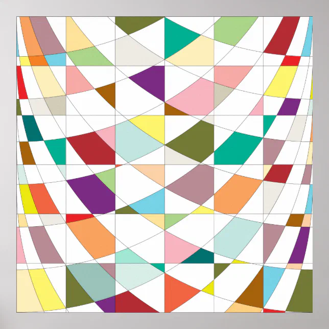 Abstract Colors Poster | Zazzle