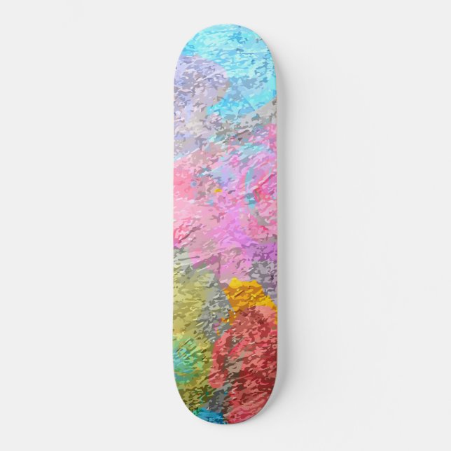 Abstract Colors Skateboard (Front)