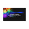 abstract colors splash business card