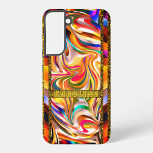 Abstract Colors Stylish Samsung Galaxy S22+ Case