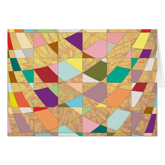 Abstract Colors Sun Burst (Front Horizontal)