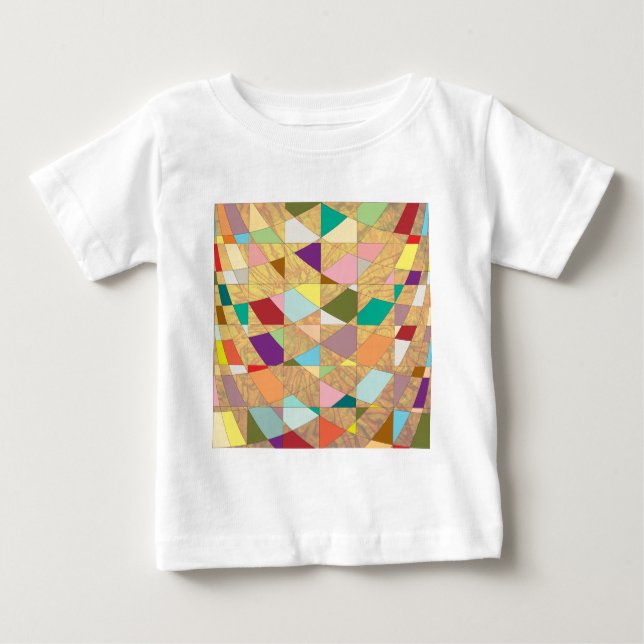 Abstract Colors Sun Burst Baby T-Shirt (Front)