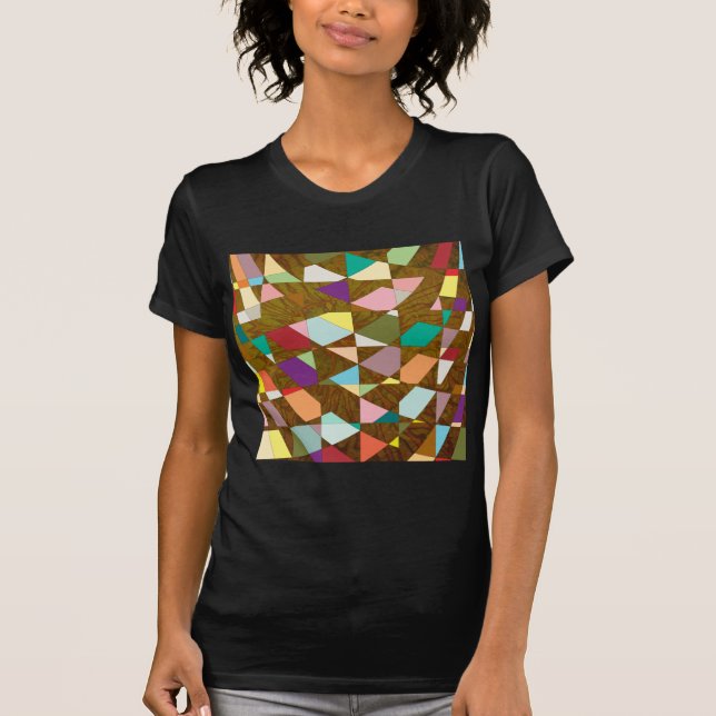 Abstract Colors Sun Burst T-Shirt (Front)
