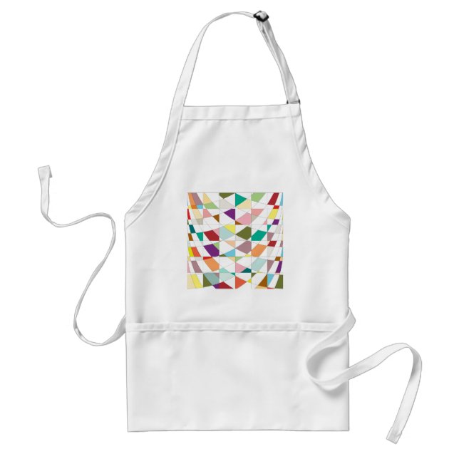 Abstract Colors Tapestry Adult Apron (Front)