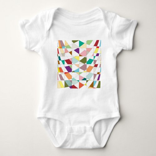 Abstract Colors Tapestry Baby Bodysuit