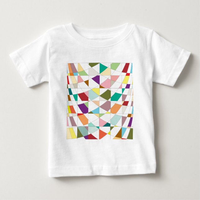 Abstract Colors Tapestry Baby T-Shirt (Front)