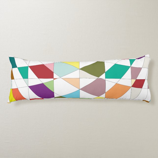 Abstract Colors Tapestry Body Pillow (Front)