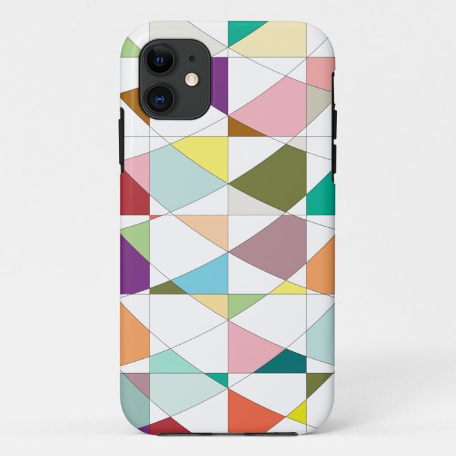 Abstract Colors Tapestry Case-Mate iPhone Case (Back)