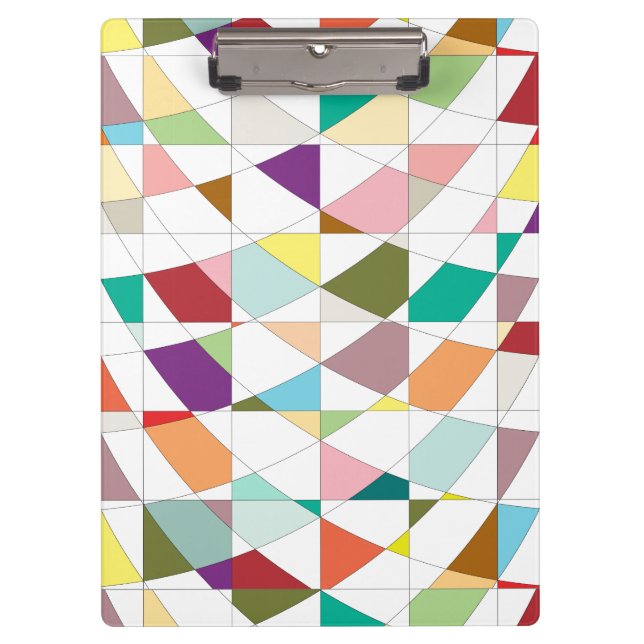 Abstract Colors Tapestry Clipboard (Front)