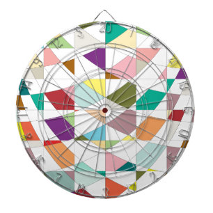 Abstract Colors Tapestry Dart Board