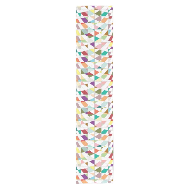 Abstract Colors Tapestry Short Table Runner (Front)