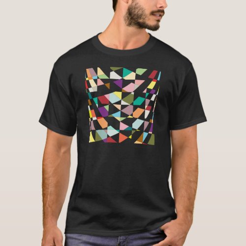 Abstract Colors Tapestry T_Shirt