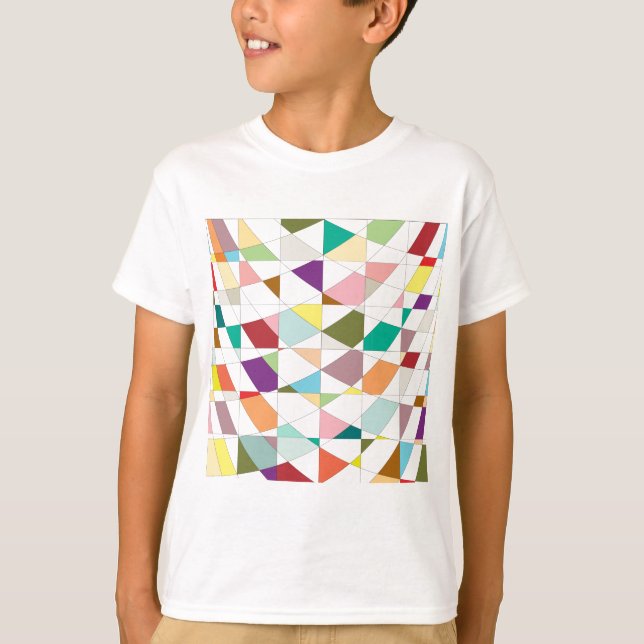 Abstract Colors Tapestry T-Shirt (Front)