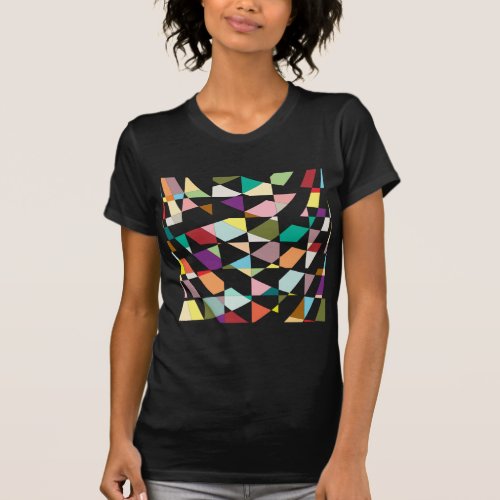 Abstract Colors Tapestry T_Shirt