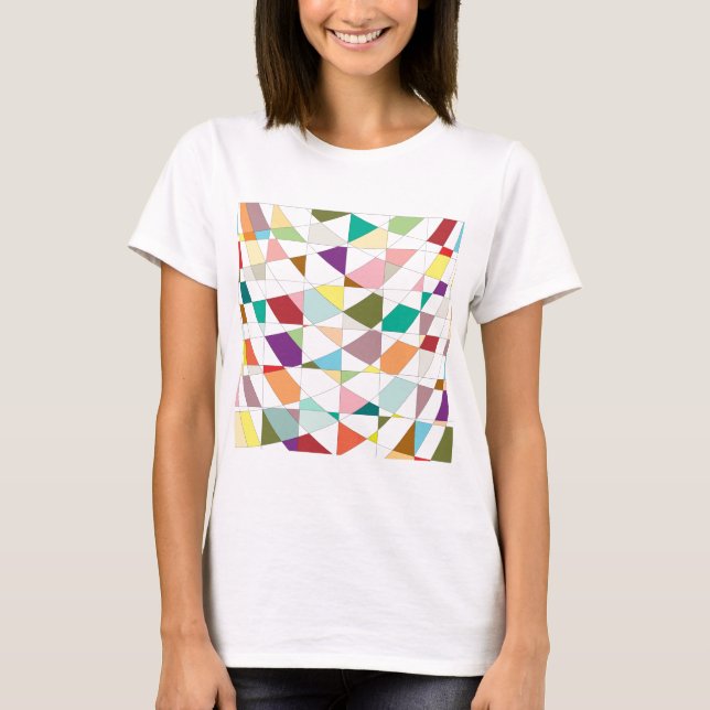 Abstract Colors Tapestry T-Shirt (Front)