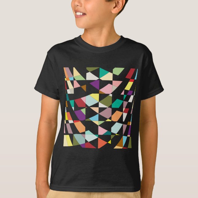 Abstract Colors Tapestry T-Shirt (Front)