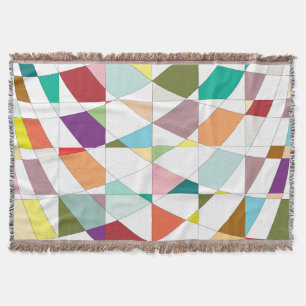 Abstract Colors Tapestry Throw Blanket