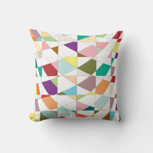Abstract Colors Tapestry Throw Pillow
