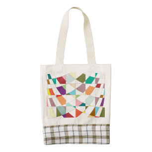 Abstract Colors Tapestry Zazzle HEART Tote Bag