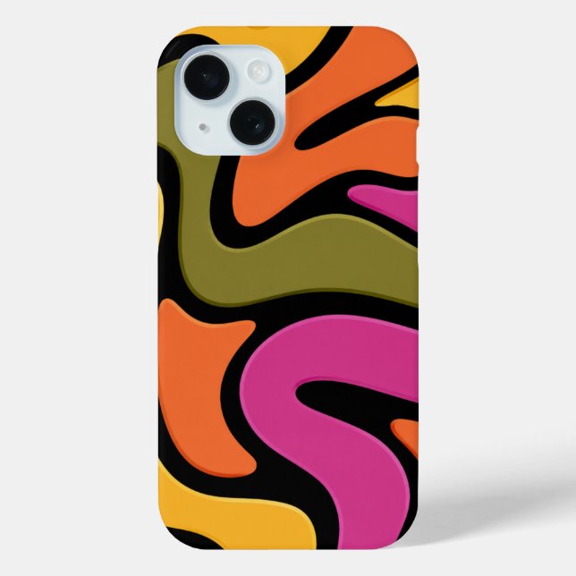 Abstract colour wave phone case. Case-Mate iPhone case (Back)