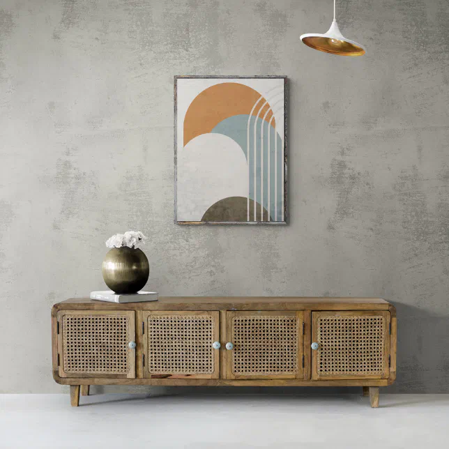 Abstract Colourful Boho Rainbow Wall Art Decor
